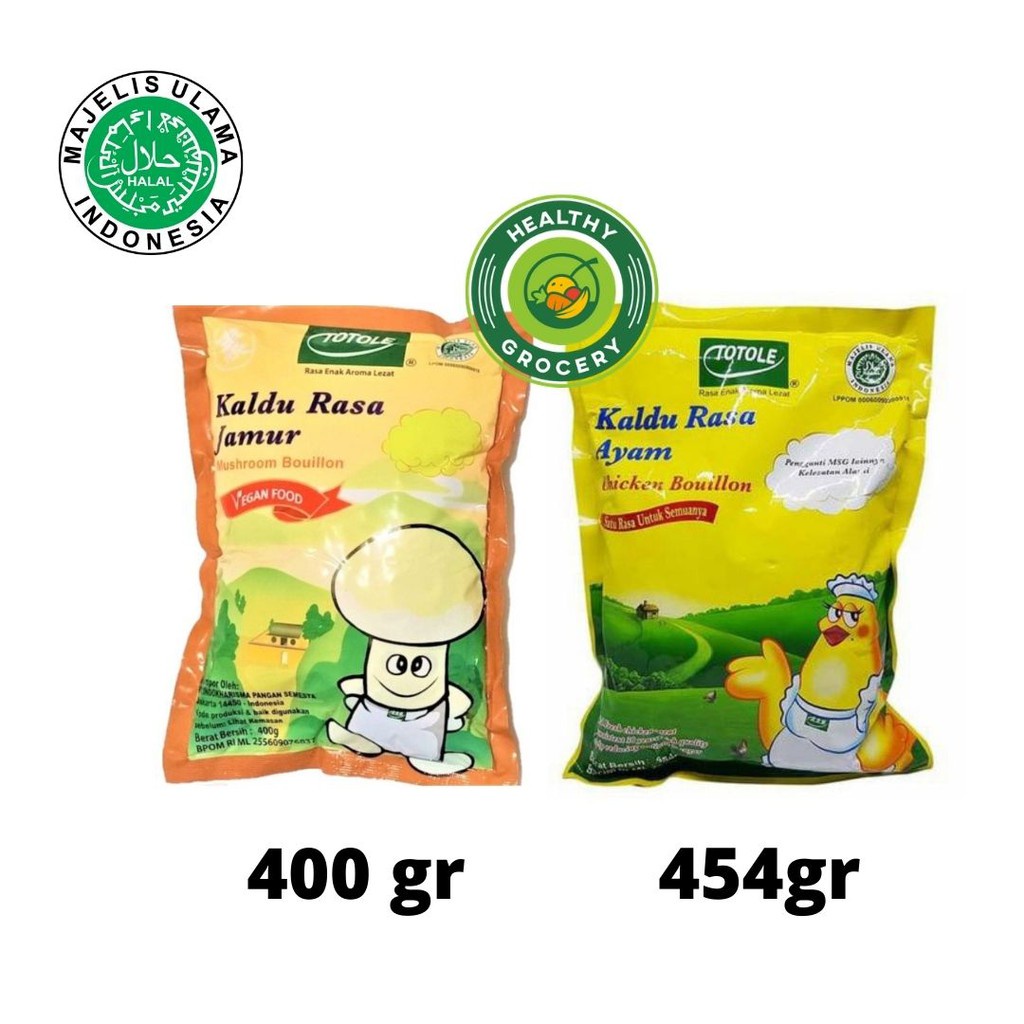 

Totole Kaldu Rasa Jamur 400gr / Ayam 454gr