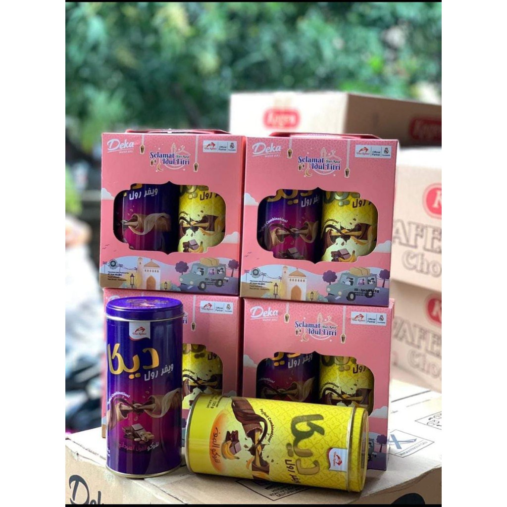 

HJ PAKET LEBARAN IDUL FITRI WAFER ROLL ASTOR DEKA ISI 2 KALENG