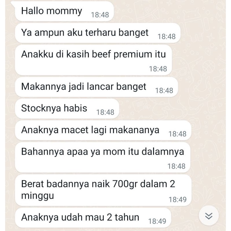 

Bikinan Mami Premium Beef Bone Broth - Kaldu Sapi Cair - Weight Gainer - Kaya Zat Besi - MPASI