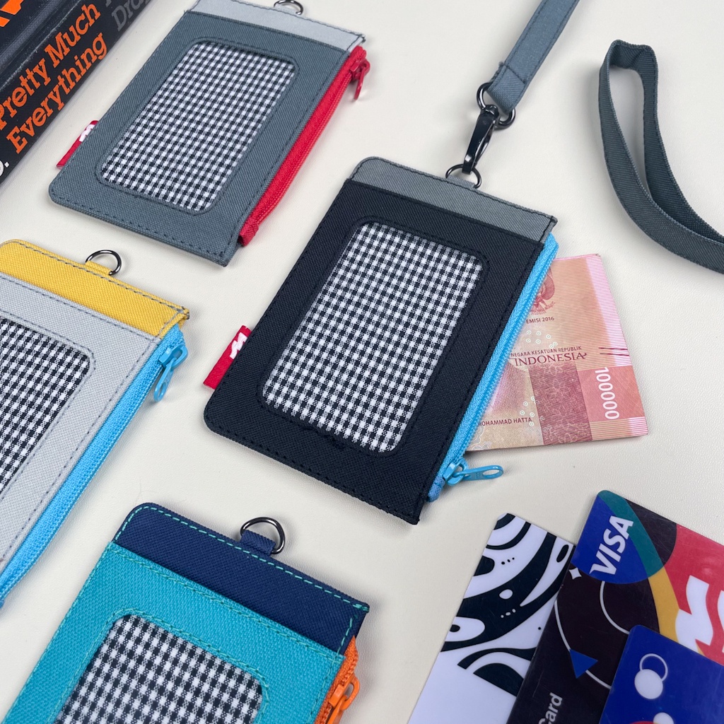 

ID Card Holder Hanging Wallet Name Tag Gantung Lanyard Dompet Kartu Kalung