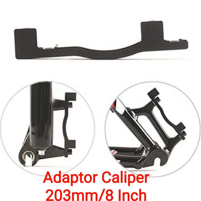JTTOP ADAPTOR CALIPER SEPEDA 203MM 8 INCH ADAPTOR ROTOR 203 8 INCH POSTMOUNT