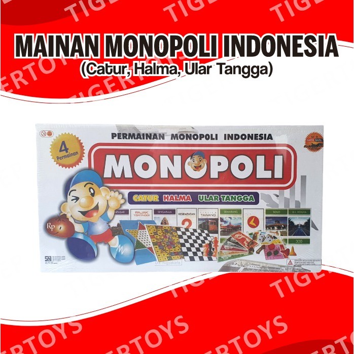 IK MAINAN TRADISIONAL MONOPOLI MODERN MONOPOLI GB MONOPOLI BARU GAME BOARD GAME MONOPOLI BESAR