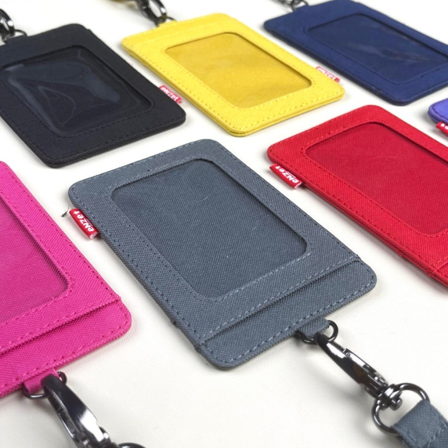 

Id Card Holder Name Tag Lanyard Dompet Kartu Gantung Kalung Polos