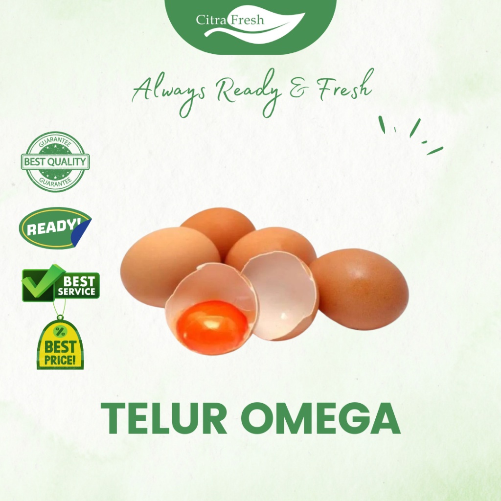 

CITRA FRESH - Telur Omega 10 Butir - Selalu Ready dan Fresh