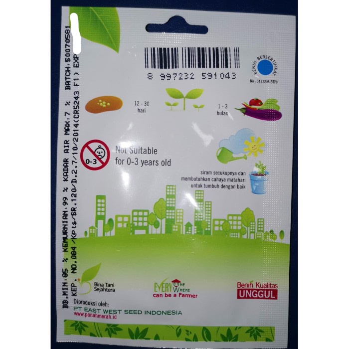 JTTOP" BENIH PANAH MERAH - CABE DEWATA 43 F1