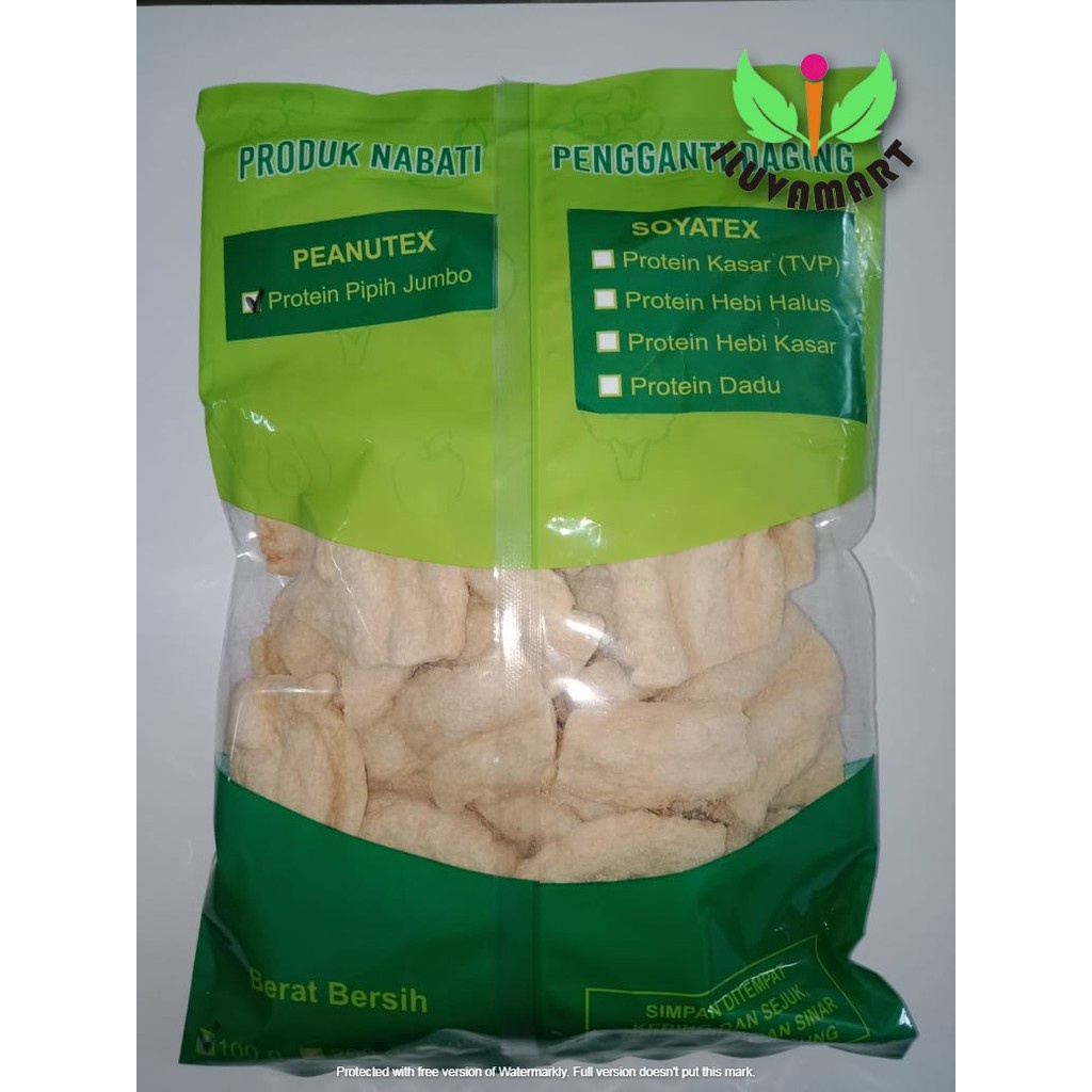 

Vegood PROTEIN PIPIH JUMBO 100gr Protein Nabati Pengganti Daging
