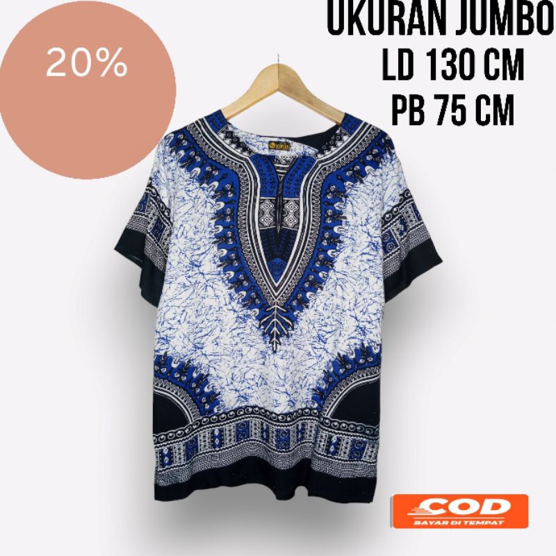 {{ Terlaris Baju Kaos Dashiki Ukuran Jumbo/ Baju Bangkok/ Kaos Afrika / Kaos Jogja/ Kaos Santai Pria