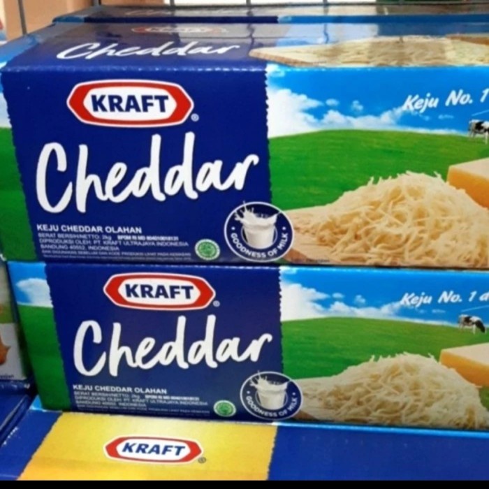 

Keju Kraft cheddar 2kg