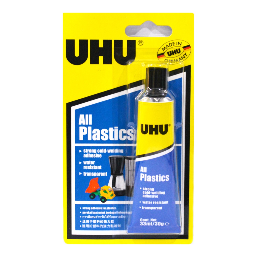 

Lem UHU House Hold Universal Plastik / Adhesive Original Made In Germany