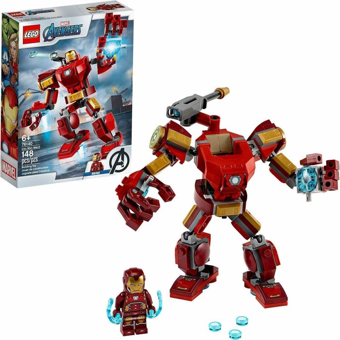LEGO Marvel Avengers-76140 Iron Man Mech Set The Movie Superhero Robot