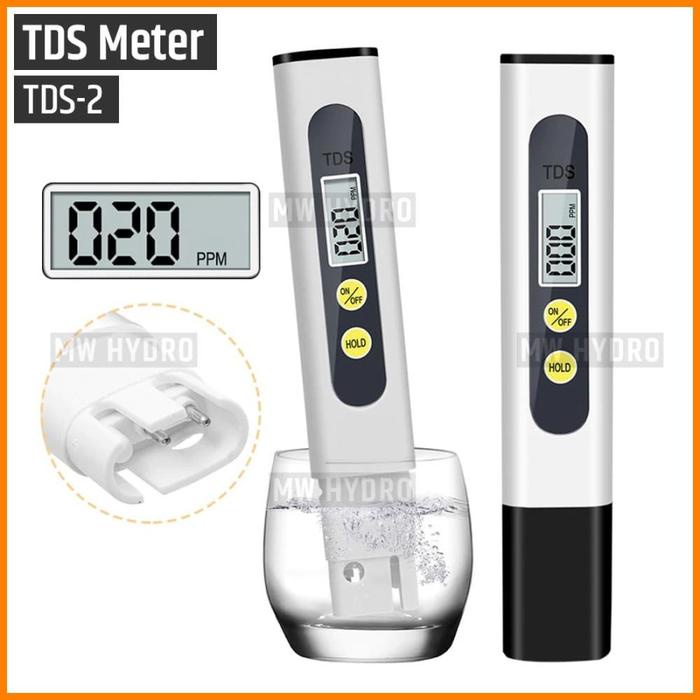 JTTOP" TDS METER - HIDROPONIK / AIR MINUM / WATER TREATMENT - TDS-2