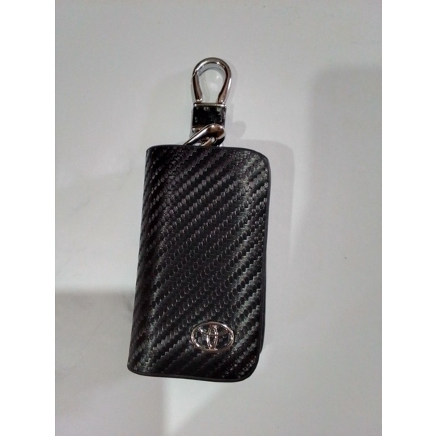 BEST DOMPET STNK MOBIL TOYOTA MOTIF CARBON