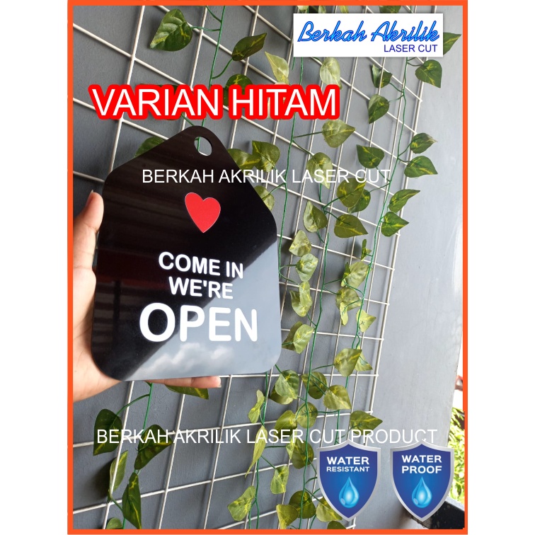 

Acrylic Signage Open Close/Akrilik Open Close