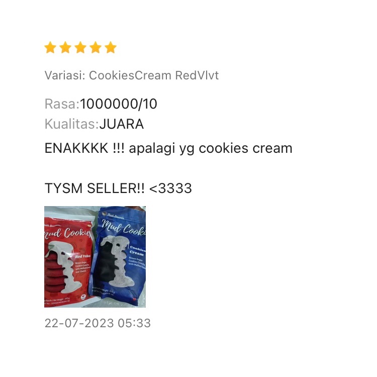 

HJ Mud Cookies Melted Paket Isi 2 Bisa Pilih Rasa - Much Desserts