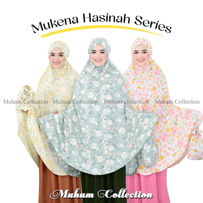 Muham - MUKENAH RAYON VISCOSE / MUKENAH MOTIV JUMBO / MUKENAH DEWASA MOTIV BUNGA / NO RESLETING