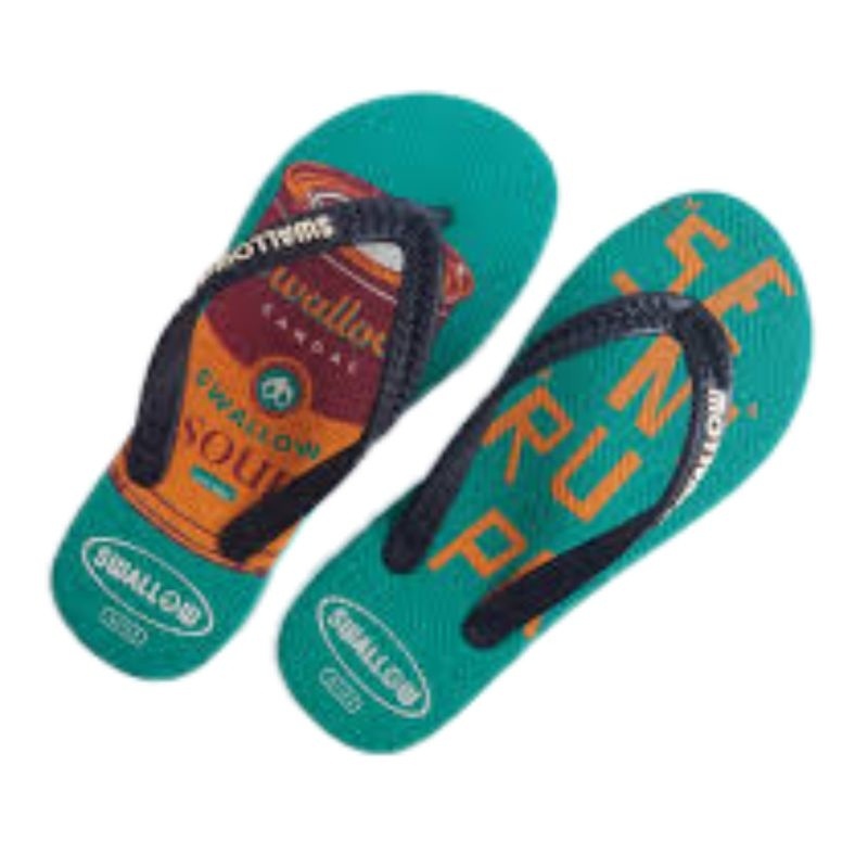 {{ Sandal Jepit Swallow Seni - Motif Seni Rupa Sandal Pria Wanita Ready }}