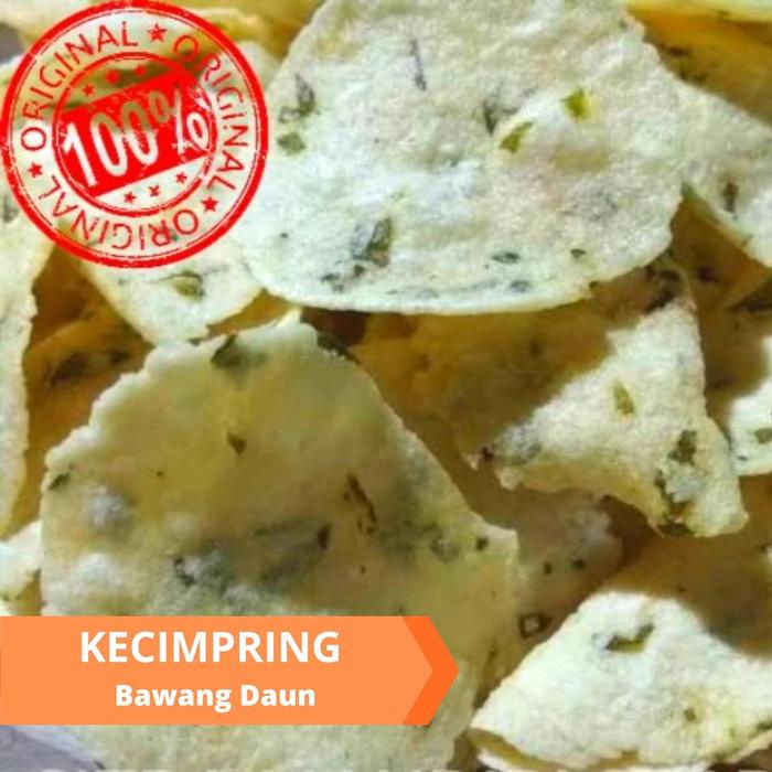 

Kecimpring Singkong Bawang Daun 1 KG Comring Cemilan / Food / Snack Makanan