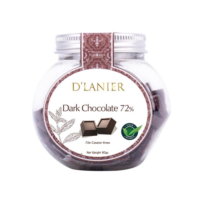 

D'Lanier Dark Chocolate 72% - 80gr