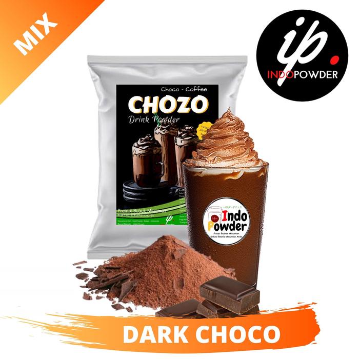

Bubuk COKLAT DARK l DARK CHOCO 1kg Serbuk Untuk Minuman Kekinian