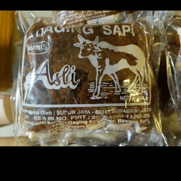 

Abon Sapi Asli 250 gr manis pedas