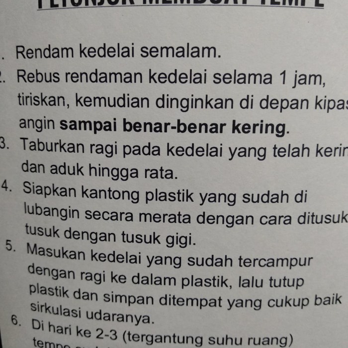 

Kedelai Kupas Organik/Starter Kit Tempe