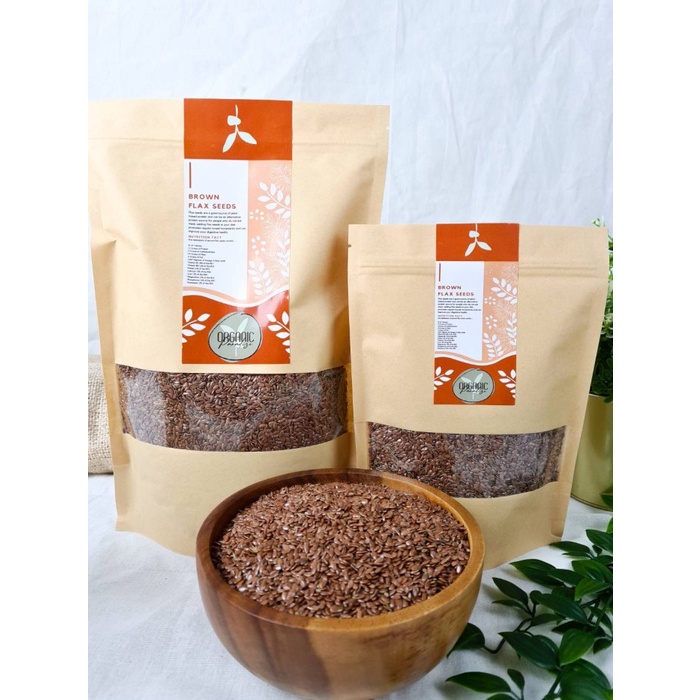 

Brown Flaxseed 1 KG Organic Paradise Premium Quality / Biji Rami Coklat 1 Kg