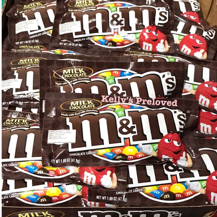 

M&M'S MILK CHOCOLATE CANDIES M&M COKLAT MNM PRODUCT OF USA