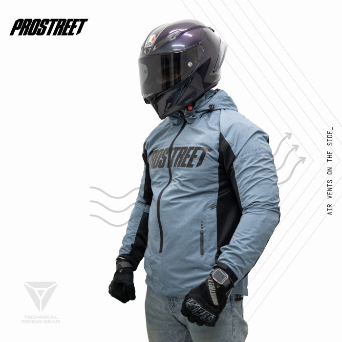 Promo Terbatas Jaket Motor Prostreet Spectre Air Tech System Sapphire Blue