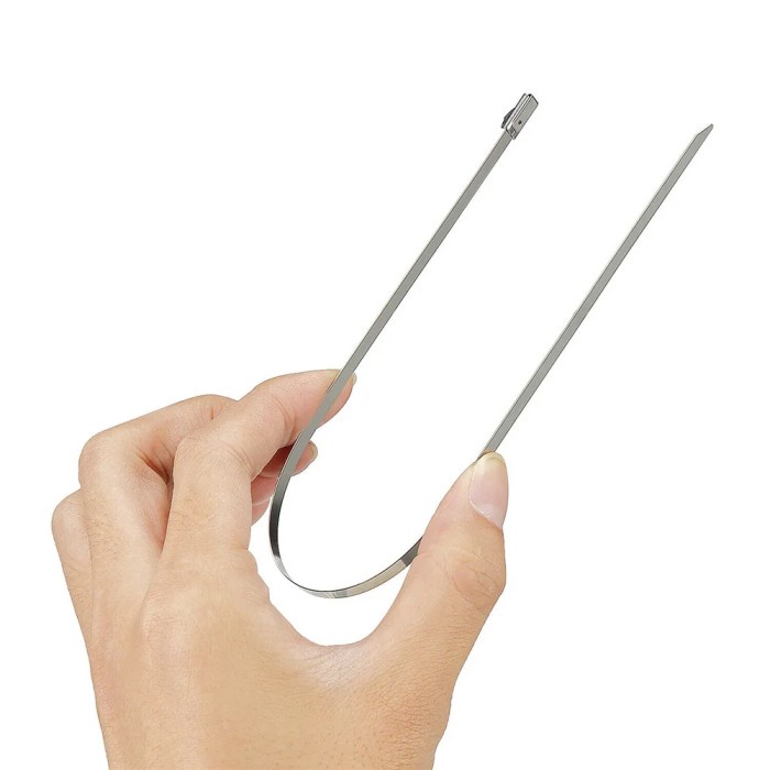 

(Good) BABYBOZ - 100PCS PREMIUM ISFRIDAY Kabel Ties Stainless Steel Anti Karat Multifungsi 100 PCS