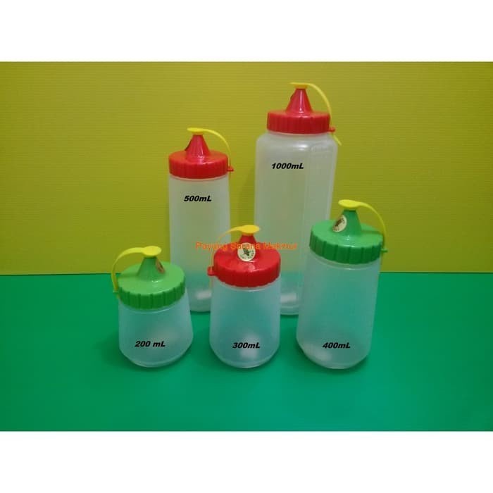 (Good) OWL BOTOL SAOS KECAP SAMBAL PLASTIK 1000ML 1LITER BENING TEBAL