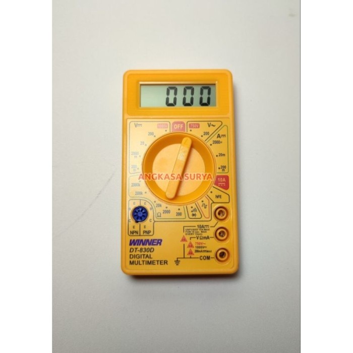 (Good) Multimeter / Tester Digital Winner DT-830D Original / Avo Avometer Multitester Digital Winner