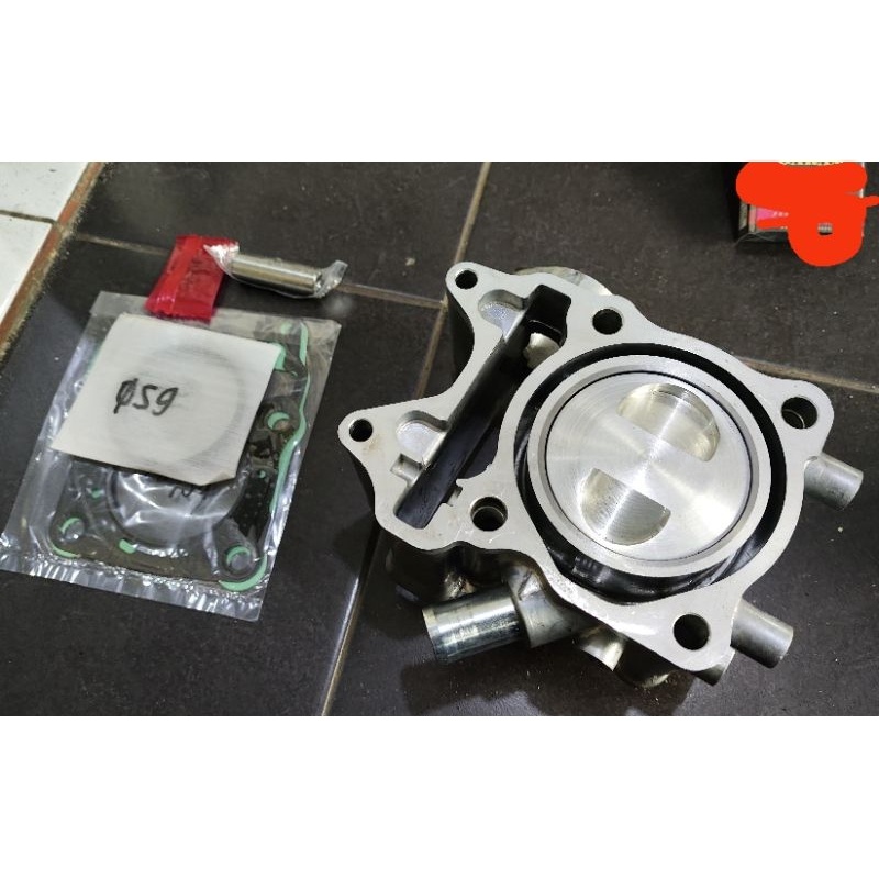 PAKET BORE UP 60 / 59 / 58 MM PEN 13 VARIO 125 + BLOK + PISTON