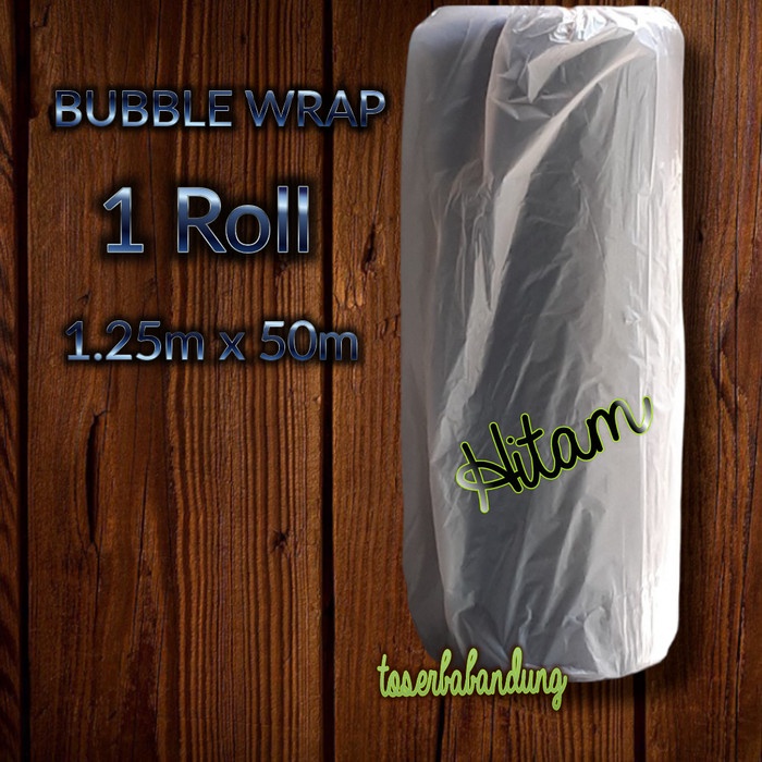 

pernakpernik- Bubble wrap hitam Gosend Bandung plastik bable warp 1 roll murah