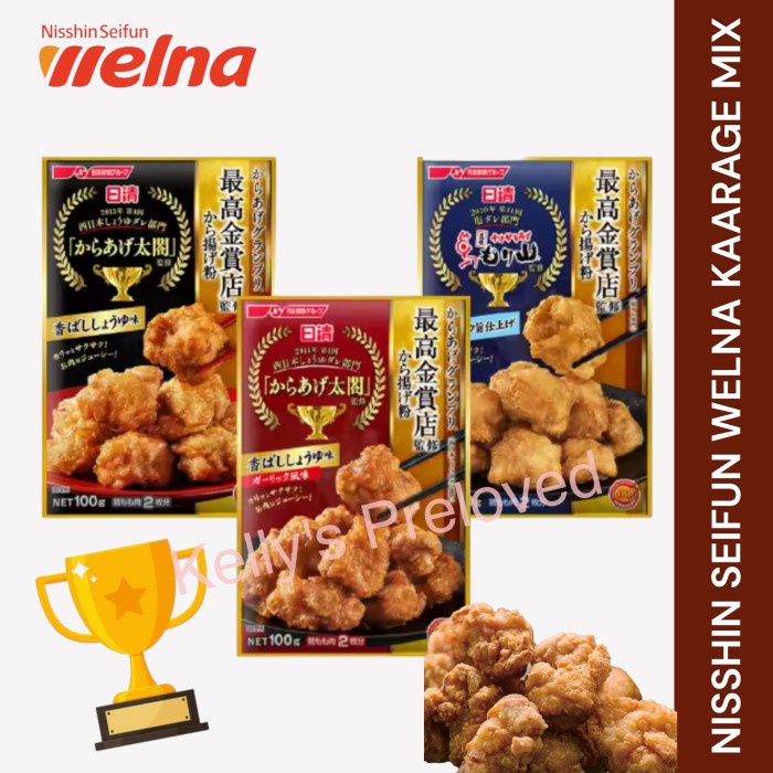 

NISSHIN WELNA KARAAGE KO 100gr TEPUNG KARAGE MIX PRODUCT OF JAPAN