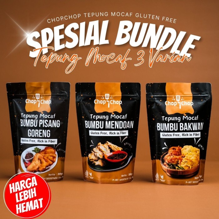 

chopchop Spesial Bundle 3 tepung mocaf gluten free 200 gram
