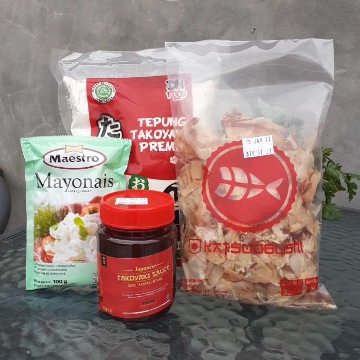 

Takoyaki premix plus mayonais (HALAL)