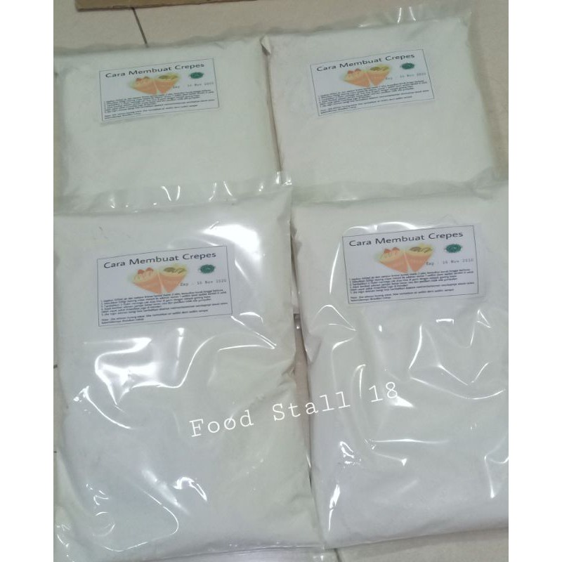 

HJ Tepung Crepe Instan 1Kg - Tepung Premix Crepes Instant 1 Kg HALAL