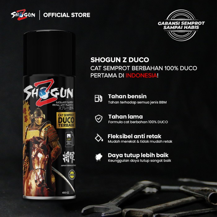 Bakulcat - Cat Semprot Shogun Z Paket Hemat 4 Kaleng - Cat Motor - Cat Duco