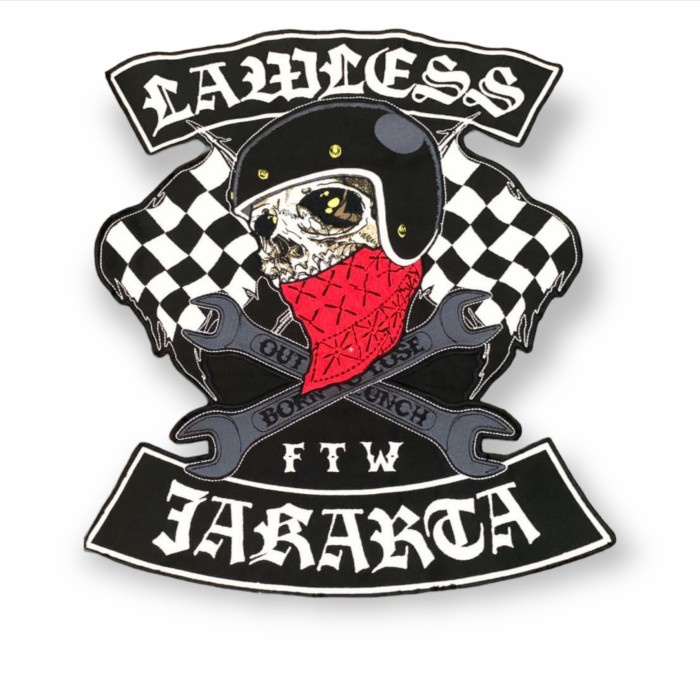BACKPATCH LAWLESS JAKARTA - ROADSKULL