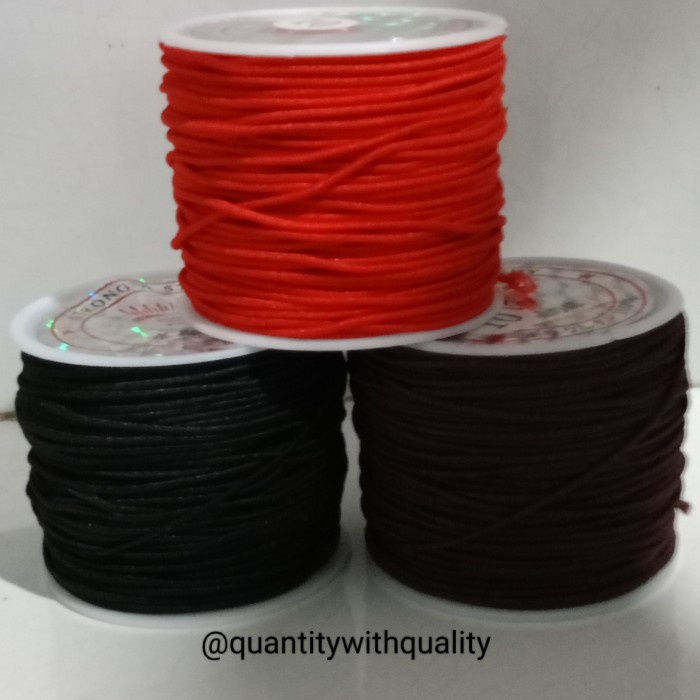 Tali Giok Tali Cina Nylon Cord 1mm Shambala elastis kalung gelang