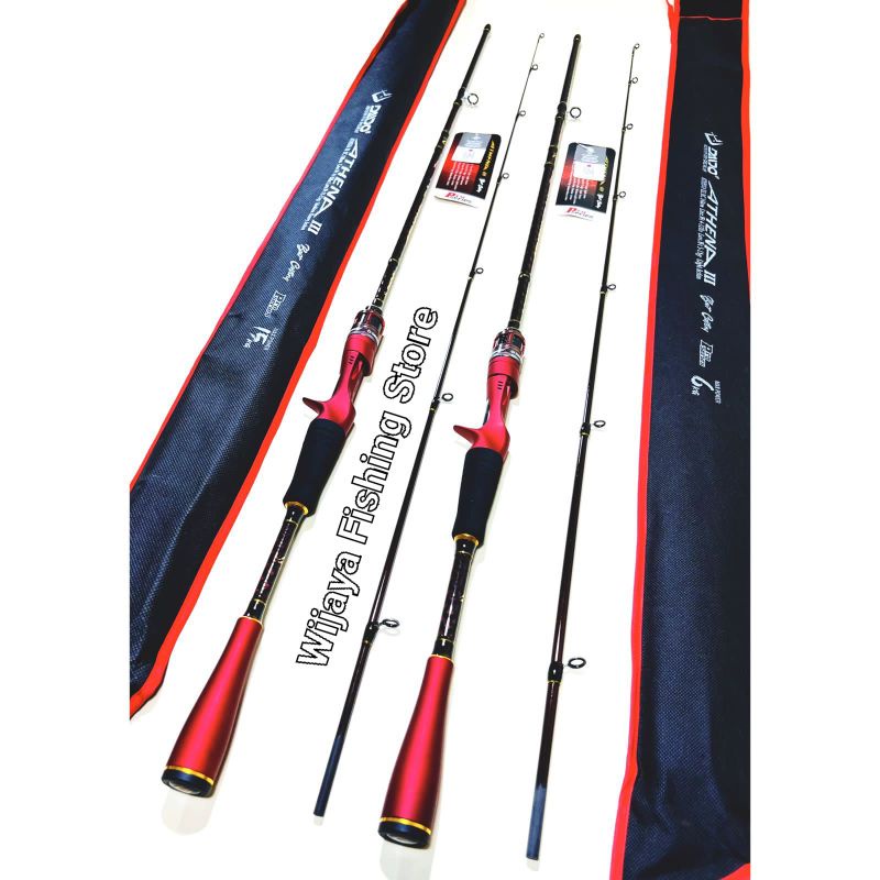 {{ Joran Pancing Bc Bait Casting Daido Athena Iii Pro Series 180 Cincin Fuji Ready }}