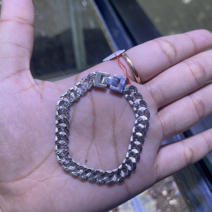 gelang sisik naga mas putih