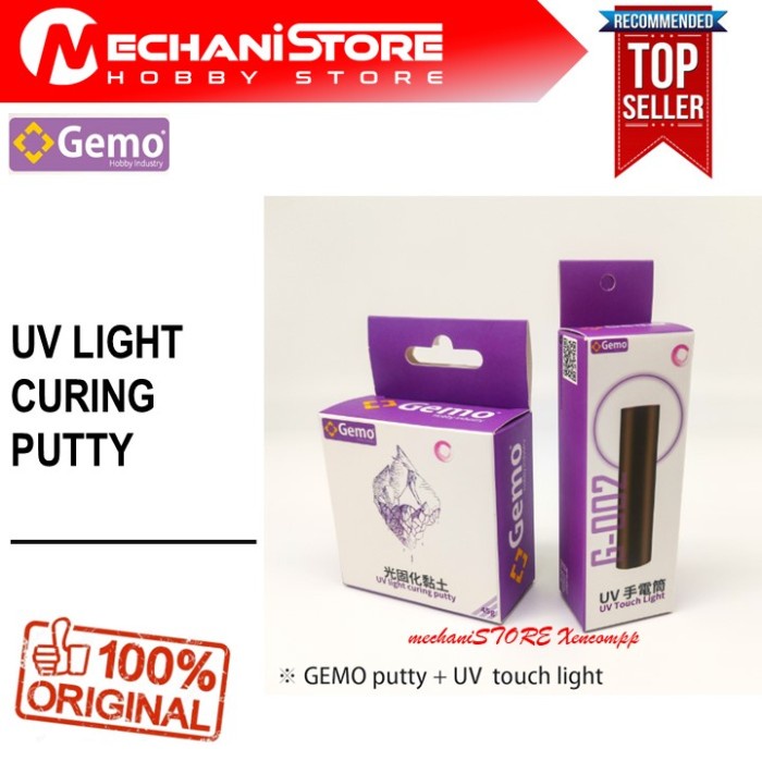 ..... Gemo Uv Light Curing Putty - Dempul / Clay / Repair Parts Gundam