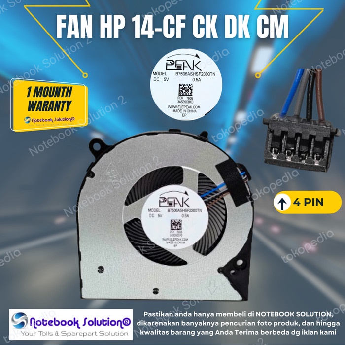 Jual [READY] Cooling Fan cpu Laptop Kipas HP 240-G7 240-G8 245-G7 245-G8 247-G8