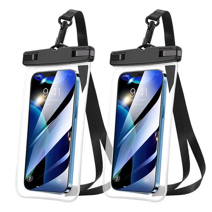 CASE COVER PELINDUNG TAS PLASTIK HP SMARTPHONE ANTI AIR HUJAN 4 - 7 INCH WATERPROOF XL JUMBO 100%