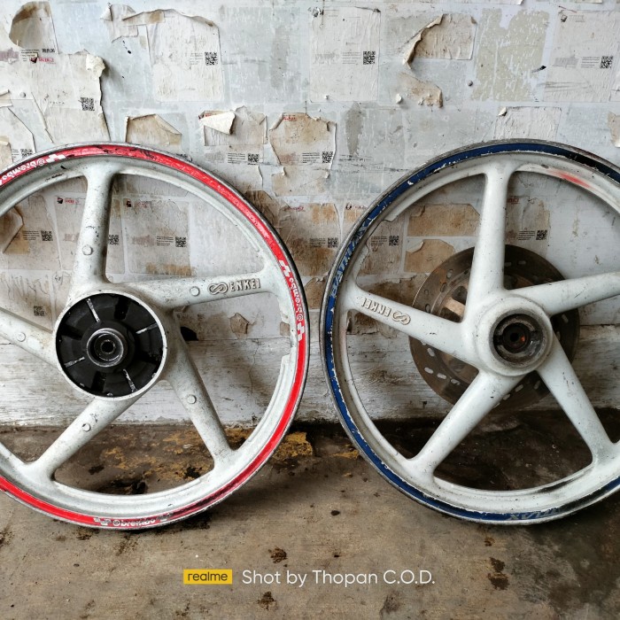 [RSB] VELG SUZUKI ENKEI PALANG 5 PNP SATRIA 2TAK LUMBA TROMOL
