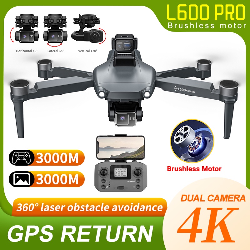 Lyzrc L600 Pro Max Drone 8K Professional Hd Dual Camera 3-Axis Gimbal 360 Obstacle Avoidance