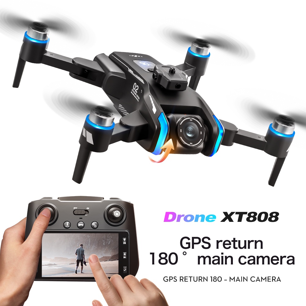 Professional 8K Fpv Drone With 4K Dual Camera Gps Obstacle Avoidance Foldable Rc Quadcopter Uav