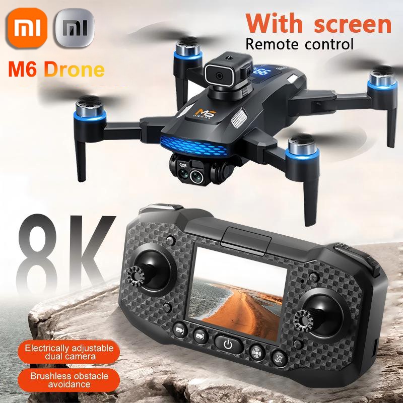 Xiaomi M6 Drone Professiona 8K Aerial Hd Camera Drone 5G Wifi Intelligent Obstacle Avoidance With