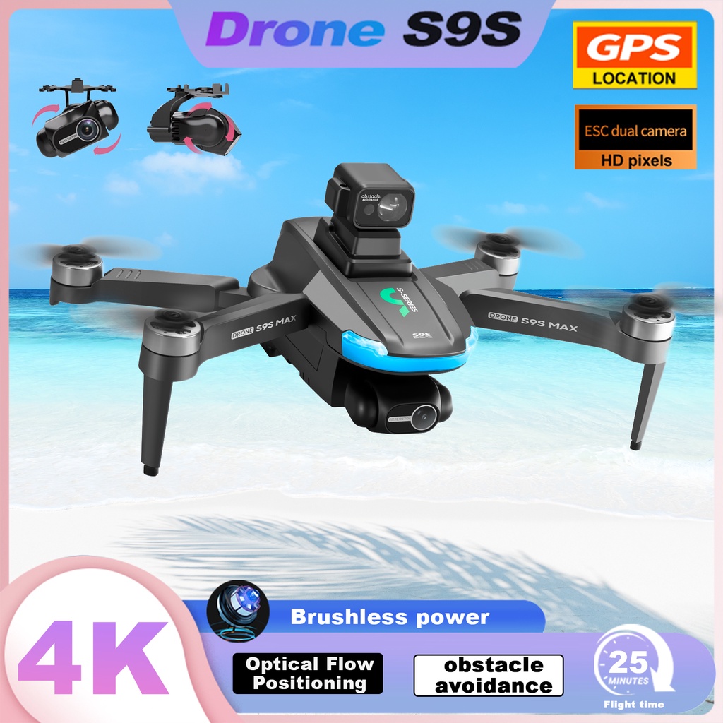 2024 New Profesional Drone Ls-S9S Gps 4K Hd Camera 2-Axis Gimbal Anti-Shake Aerial Brushless